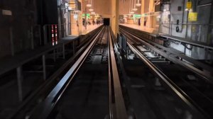 Vue d'en haut, arrivée et départ de 2 MPL16 + Trajet MPL16 Ligne B (St-Genis Laval/Saxe - Gambetta)