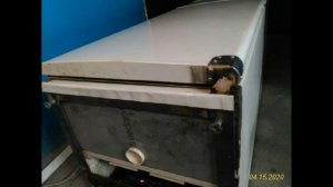 Отремонтировал корпус холодильника.