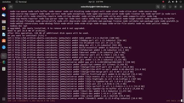 How to install nodejs and npm on Ubuntu 22.04 LTS смотреть онлайн