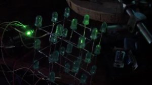 3д светодиодный куб на ардуино 3x3x3