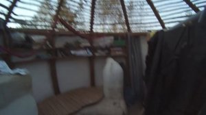 Построили стены из глиночурки в тамбуре