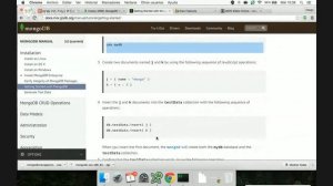Instalación Mongo Db Macosx