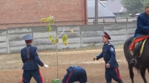 Джигитовка, рубка на скаку. Донской им. Александра III казачий кадетский корпус.