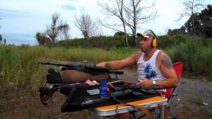 Вепрь 7.62х54 и Сайга 5.45х39 стреляем кабана через дерево!