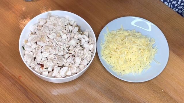 Ленивый ЖЮЛЬЕН с курицей и грибами. #жюльен #какприготовитьжюльен