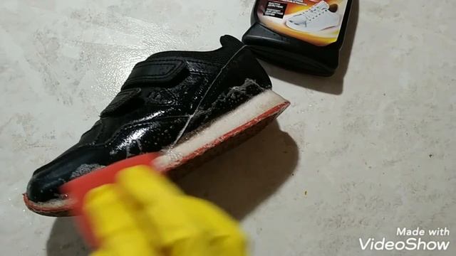 Испытание средства Salton Expert активная пена для чистки обуви, подошв, рантов смотреть онлайн