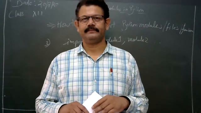 Class XII Computer Science, Topic  - Import Modules In Python.   ( Part- 2 )