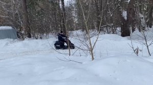 Тест скутера. Вспоминаем зиму