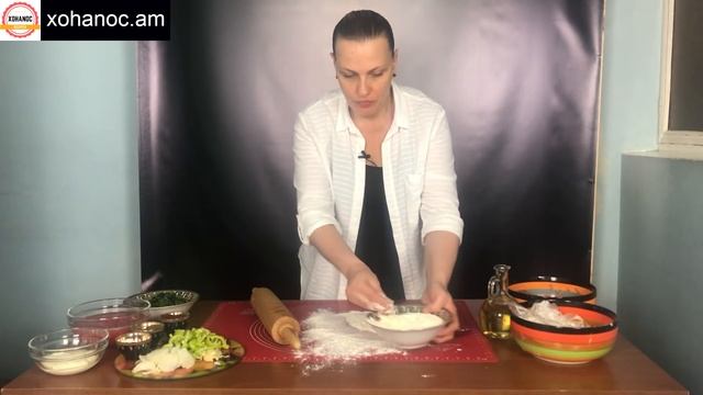 Խմորով և մսով վարդեր  Розы из теста с фаршем  Meat roses  Xohanoc.am