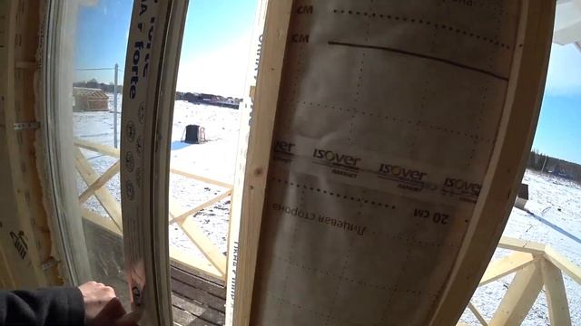 Обзор каркасного дома 8*9 в Лен.Обл. Теплый контур. смотреть онлайн