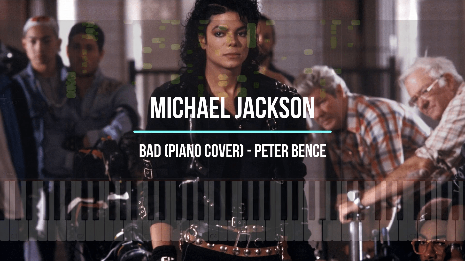 Michael Jackson Bad - Майкл Джексон пианино смотреть онлайн