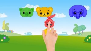 Подбираем головки плачущим малышам - Учим цвета ♫ Плим Плим