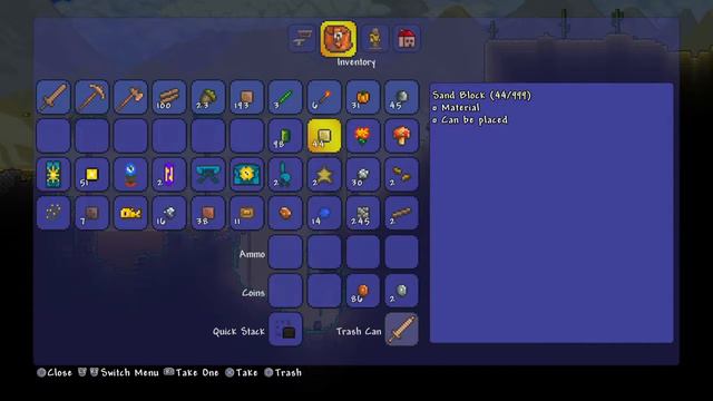 Terraria Lets play pt 1 FLOATING ISLAND AND 2 GOODIE BAGS!!! смотреть онлайн