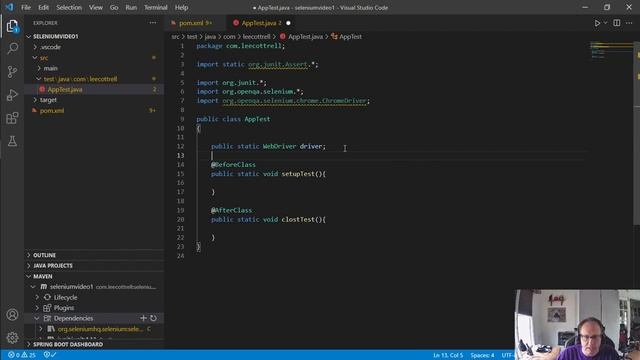 Install Selenium Chrome webdriver