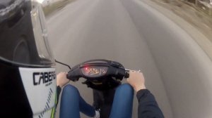 Максимальная скорость Honda Dio / Top speed Honda dio