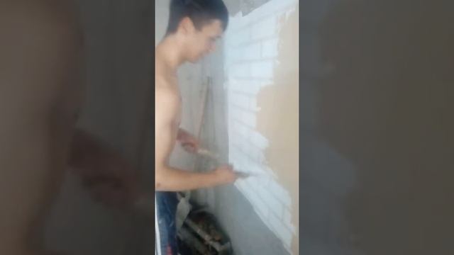 Декоративный штукатурка травертин типа кирпичи смотреть онлайн