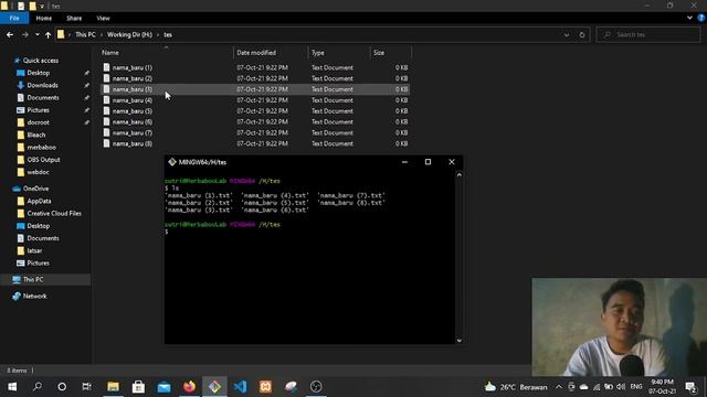 RENAME SEMUA FILE DI FOLDER OTOMATIS (Linux dan Windows) - Bash Script смотреть онлайн