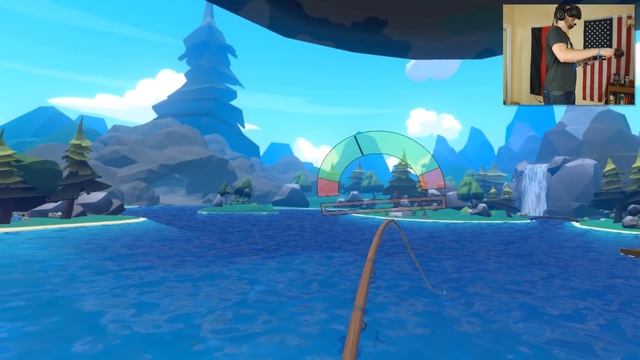 Wacky VR Fishing! - Crazy Fishing Gameplay - HTC Vive Virtual Reality смотреть онлайн