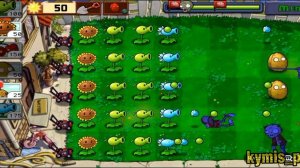 И снова играю в plants vs zombies открыл ещё 3 растения.