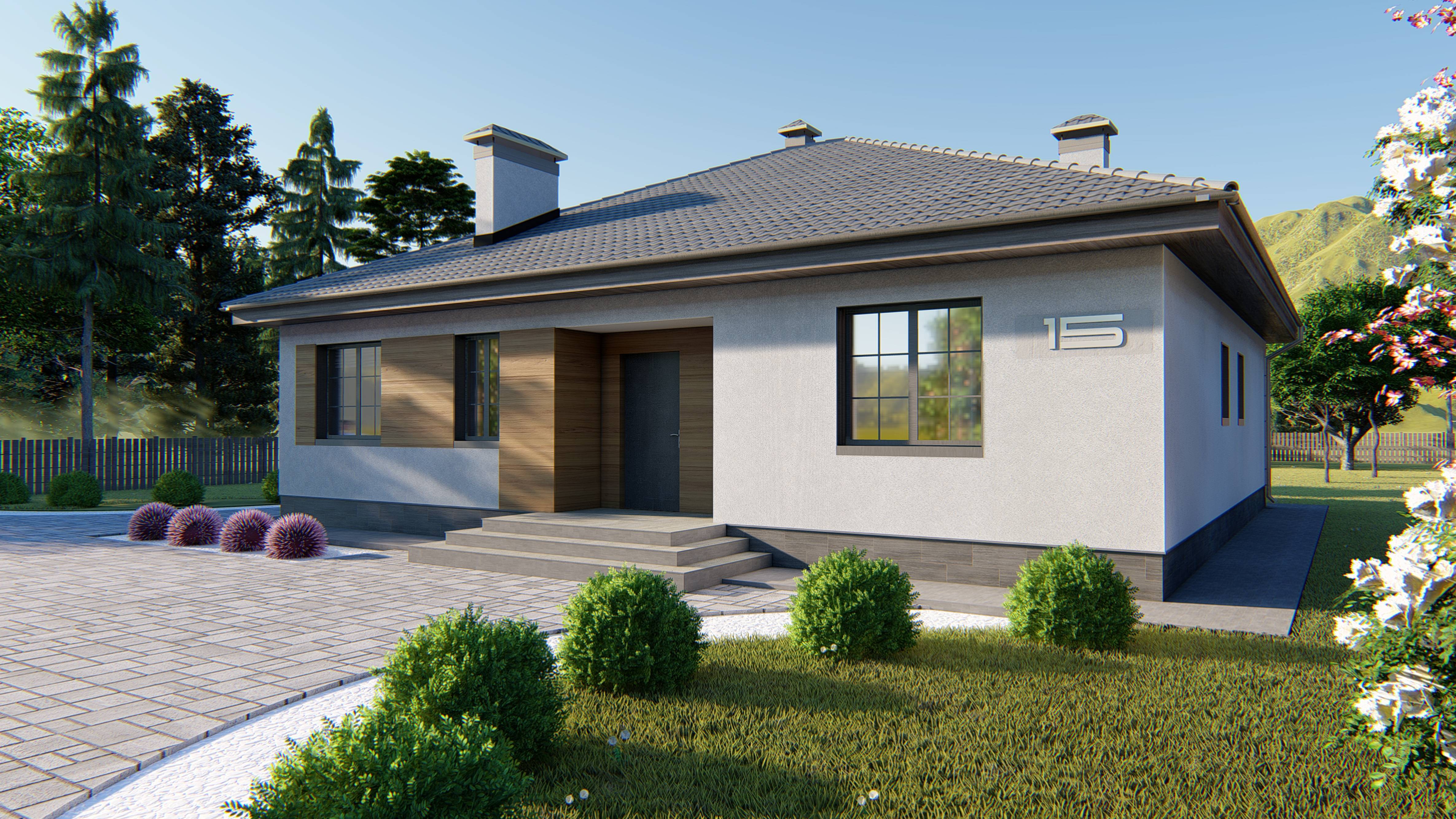 Проект современного дома до 120 кв.м. смотреть онлайн