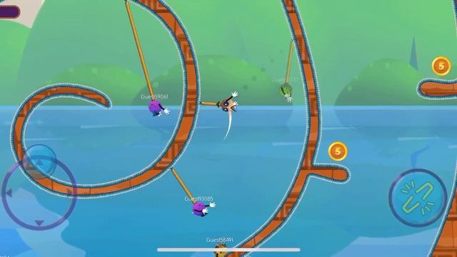 Rope Clash: Swing Racing (by Mesiba Games) IOS Gameplay Video (HD) смотреть онлайн