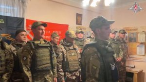 Военнослужащим, отличившимся на Донецком направлении, вручили государственные награды
