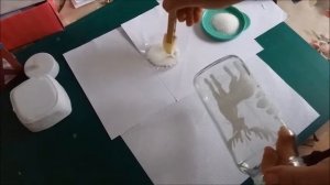 Новогодний фонарь из стеклянной банки.