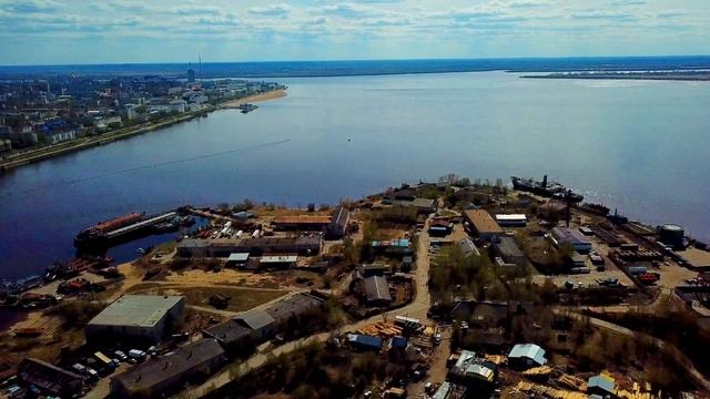 4K. Остров Мосеев. Архангельск. Архангельская область смотреть онлайн