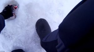 Ловля ФОРЕЛИ СО ЛЬДА на резину  Ловля на платном пруду УДАЧА РЫБАКА!