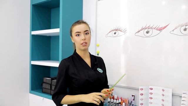 Межресничка, стрелка, стрелка с растушевкой. Перманентный макияж век.