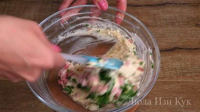 СЫТНЫЙ ЗАВТРАК Сырные маффины кексы с яйцом и ветчиной (идея для завтрака)