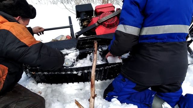 Разрезная гусянка на мотособаку плюсы. смотреть онлайн