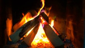 Звук горящего огня. Горящий камин. Расслабление. Сон.