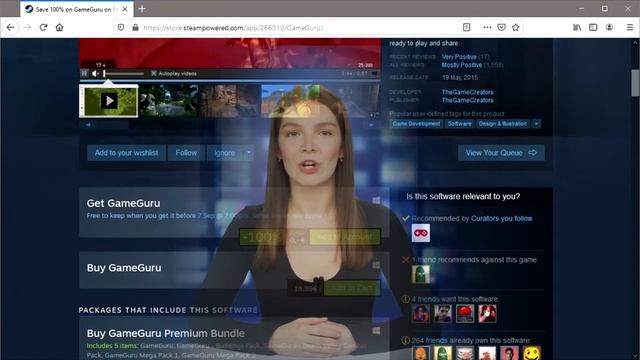 Халява! Бесплатные раздачи игры в Steam! GameGuru Скачать бесплатно!