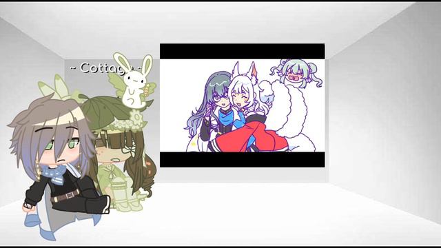 My character and Ike Eveland react to Ivy Eveland Ikes genderbend  PT1