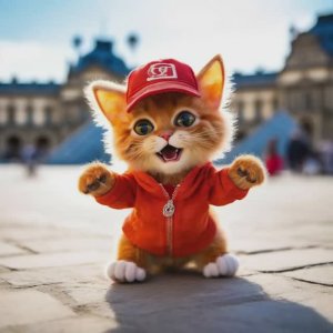 Котик путешествует по странам мира 7. Мяу Мяу Мяу. The cat travels around the world 7. Meow Meow.