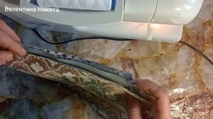 Шьём  КОСМЕТИЧКУ своими руками из остатков ткани.