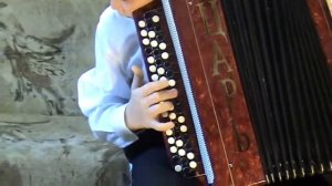 Алексеев Егор на баяне Песня о Щёрсе