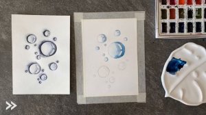 Как нарисовать капли воды – Уроки рисования – Ола Ч.