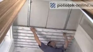 Монтаж  реечного потолка - Часть 2