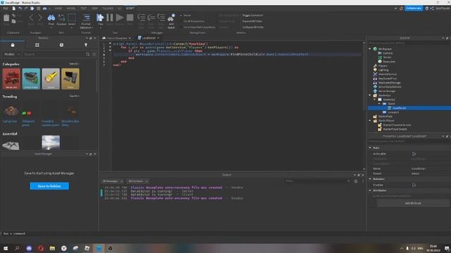 Как сделать наблюдение за игроком в Roblox Studio (Очень простой скрипт) смотреть онлайн