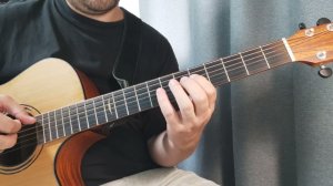 Гамма Ми бемоль мажор на гитаре в две октавы, четыре позиции игры. TABS guitar scales Скачать ноты