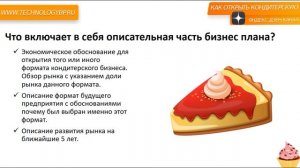 Как открыть кондитерскую. Из чего состоит бизнес-план кондитерской.