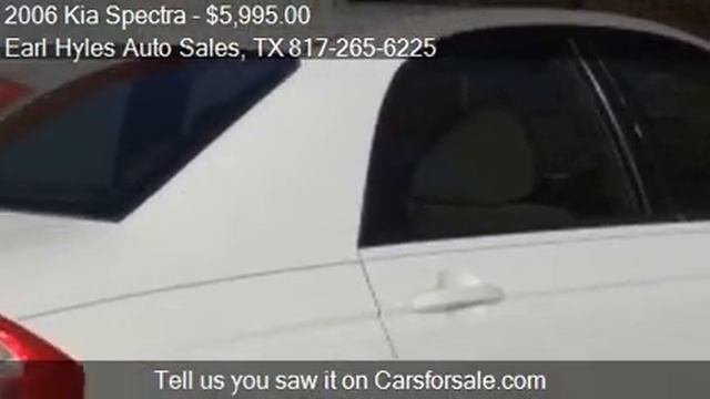 2006 Kia Spectra EX 4dr Sedan for sale in Arlington, TX 7601 смотреть онлайн