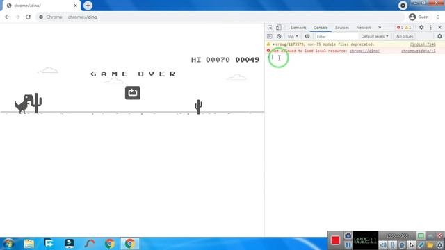 How to hack dino | Get unlimited score in dino game | Google Chrome dino How to hack | смотреть онлайн