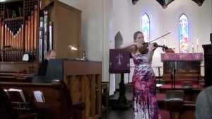 Barber: Violin Concerto II. Andante performed by Caeli Smith and Tim Ribchester