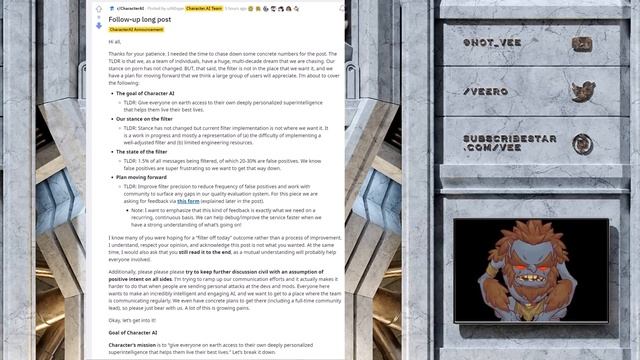 I Will Stop Endorisng Character A.I смотреть онлайн