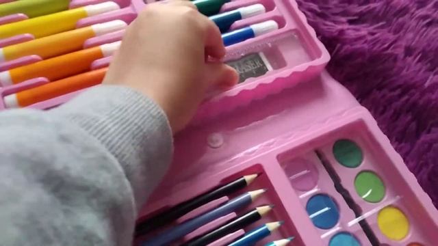 Распаковка набора для юного художника ❤ смотреть онлайн
