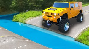 ПРОЕХАЛ ГЛУБОКУЮ ЛУЖУ на КРУТОМ ВНЕДОРОЖНИКЕ ХАММЕР в ГТА 5 МОДЫ - ЭКСПЕРИМЕНТЫ в GTA 5