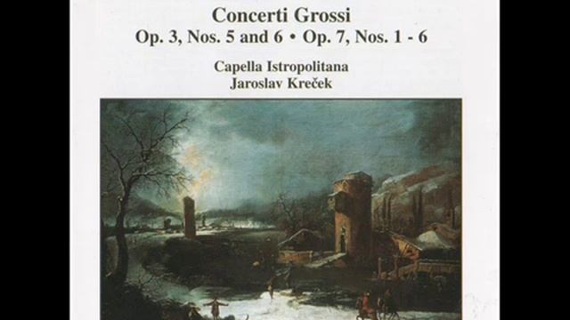 Francesco Geminiani (1687 -- 1762). Concerti grossi Op.7 - IV.